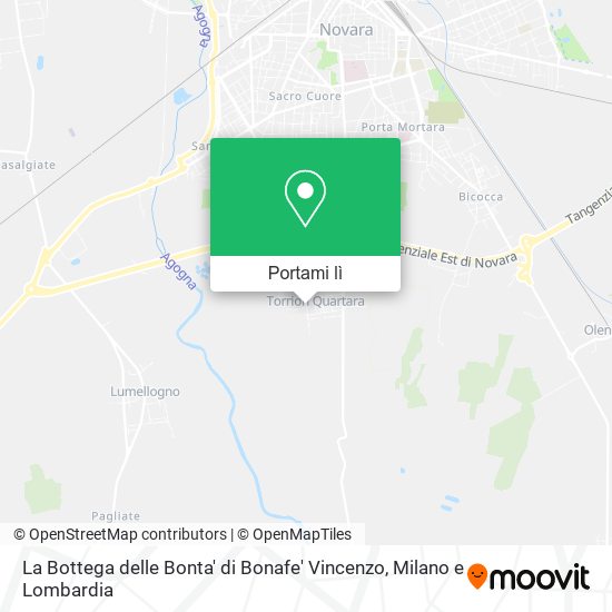 Mappa La Bottega delle Bonta' di Bonafe' Vincenzo