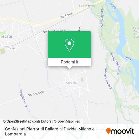 Mappa Confezioni Pierrot di Ballardini Davide
