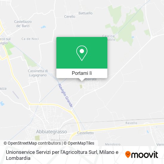 Mappa Unionservice Servizi per l'Agricoltura Surl