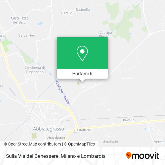 Mappa Sulla Via del Benessere