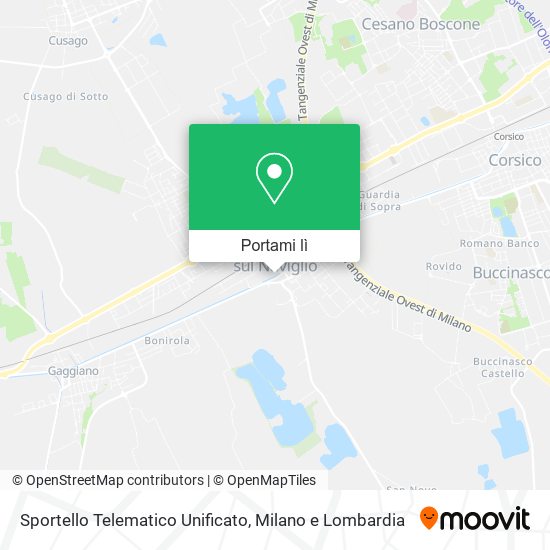Mappa Sportello Telematico Unificato