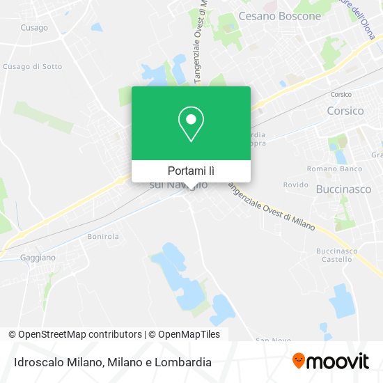 Mappa Idroscalo Milano