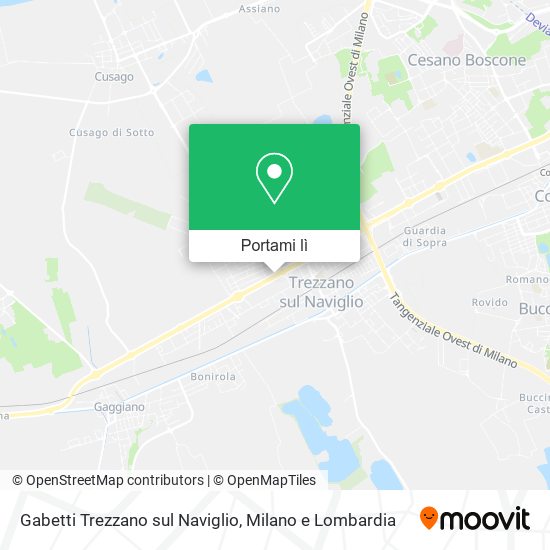 Mappa Gabetti Trezzano sul Naviglio
