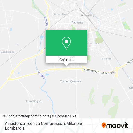 Mappa Assistenza Tecnica Compressori