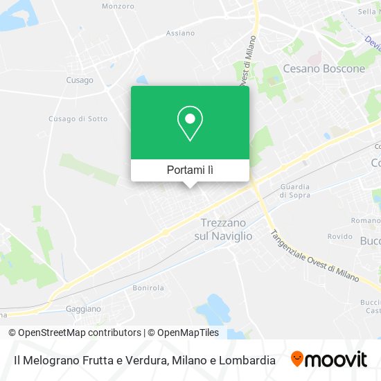 Mappa Il Melograno Frutta e Verdura