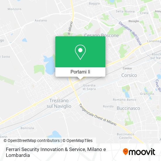 Mappa Ferrari Security Innovation & Service
