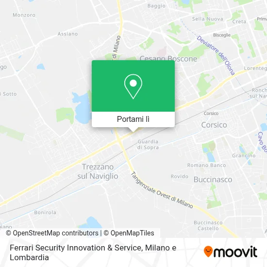 Mappa Ferrari Security Innovation & Service