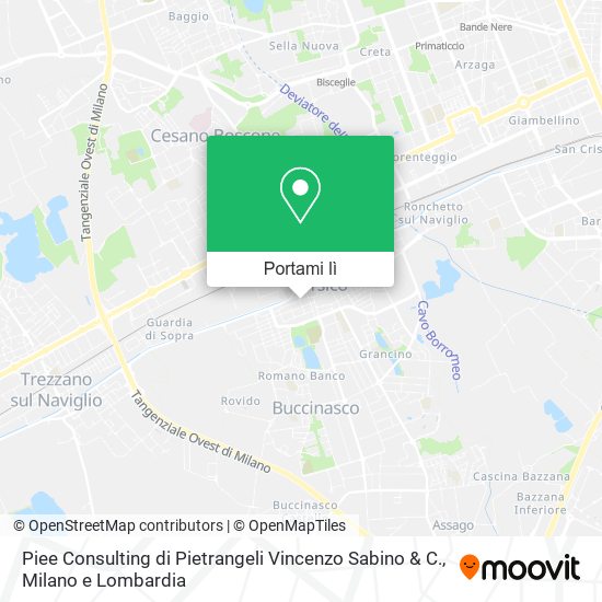 Mappa Piee Consulting di Pietrangeli Vincenzo Sabino & C.