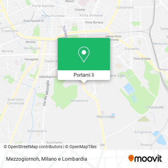 Mappa Mezzogiornoh