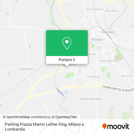 Mappa Parking Piazza Martin Luther King