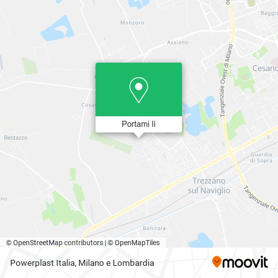 Mappa Powerplast Italia