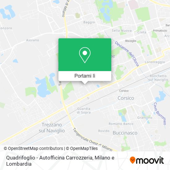 Mappa Quadrifoglio - Autofficina Carrozzeria