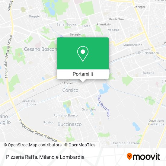 Mappa Pizzeria Raffa