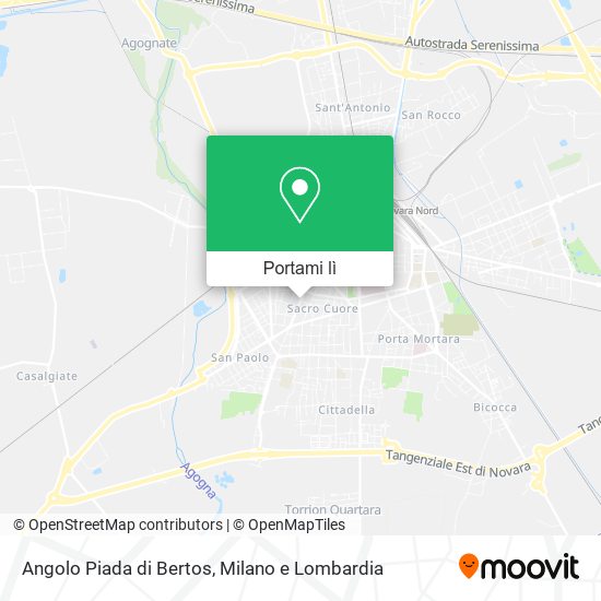 Mappa Angolo Piada di Bertos