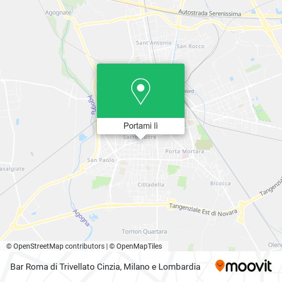 Mappa Bar Roma di Trivellato Cinzia