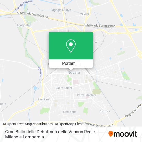 Mappa Gran Ballo delle Debuttanti della Venaria Reale