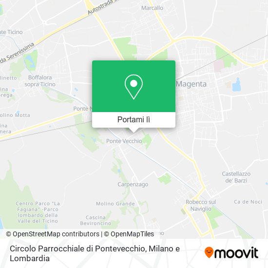 Mappa Circolo Parrocchiale di Pontevecchio