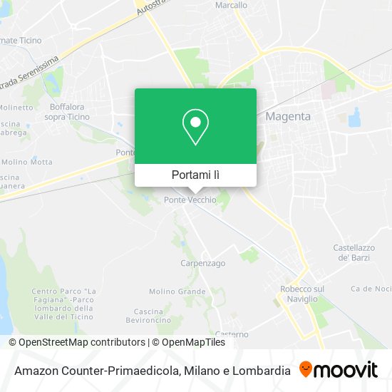 Mappa Amazon Counter-Primaedicola