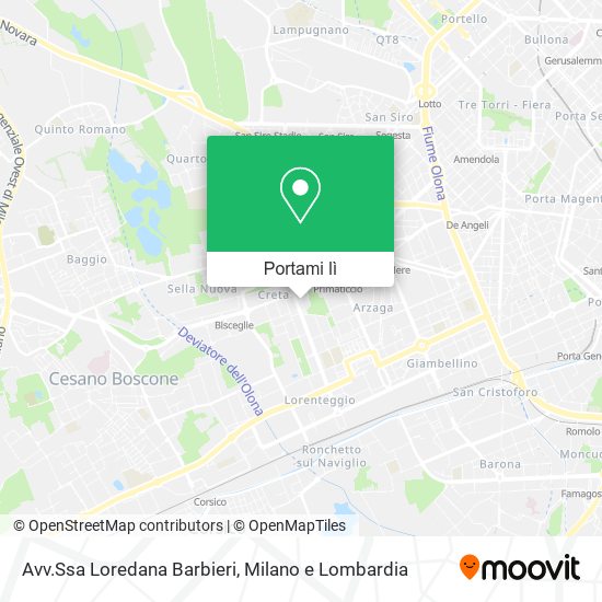 Mappa Avv.Ssa Loredana Barbieri