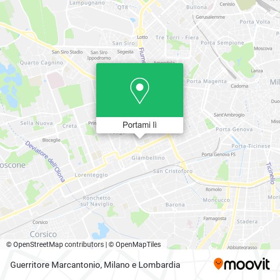 Mappa Guerritore Marcantonio