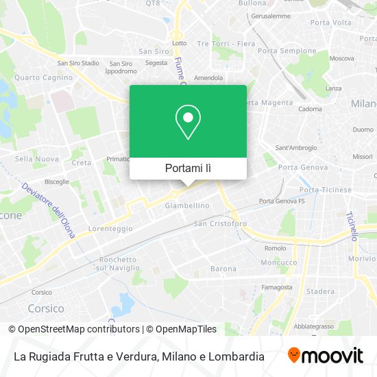 Mappa La Rugiada Frutta e Verdura