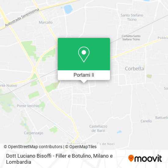 Mappa Dott Luciano Bisoffi - Filler e Botulino