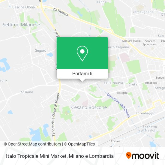 Mappa Italo Tropicale Mini Market