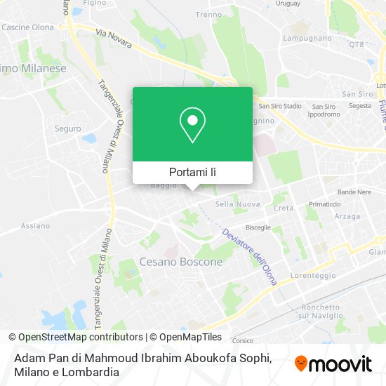 Mappa Adam Pan di Mahmoud Ibrahim Aboukofa Sophi
