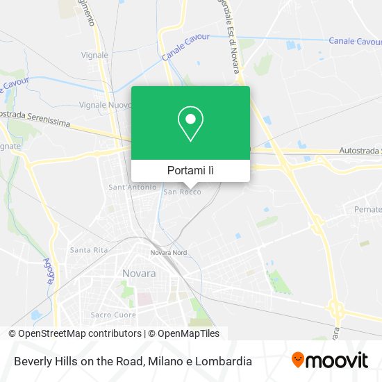 Mappa Beverly Hills on the Road