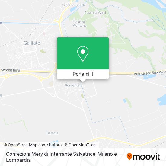 Mappa Confezioni Mery di Interrante Salvatrice