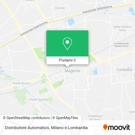 Mappa Distributore Automatico