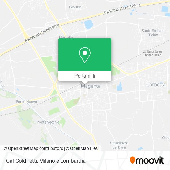 Mappa Caf Coldiretti