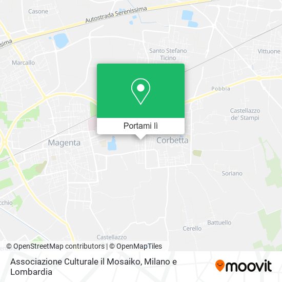 Mappa Associazione Culturale il Mosaiko