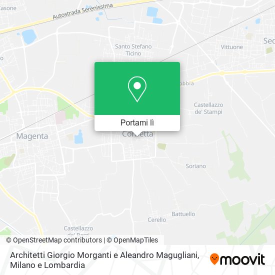 Mappa Architetti Giorgio Morganti e Aleandro Magugliani