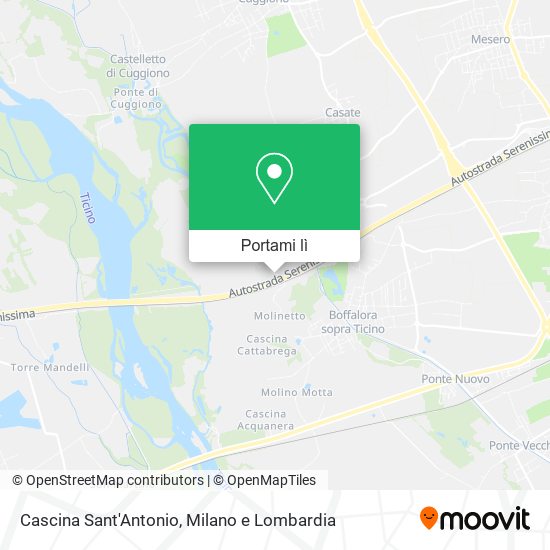 Mappa Cascina Sant'Antonio