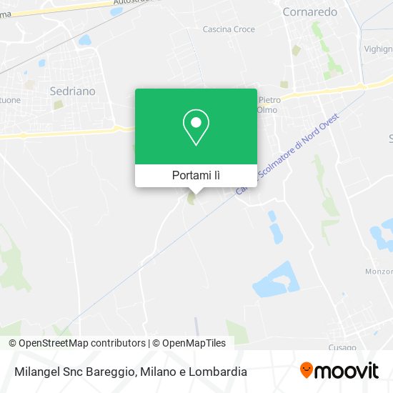 Mappa Milangel Snc Bareggio