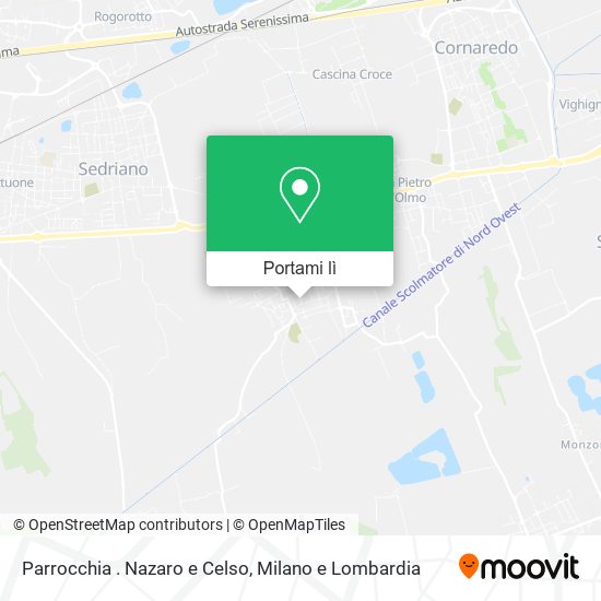 Mappa Parrocchia . Nazaro e Celso