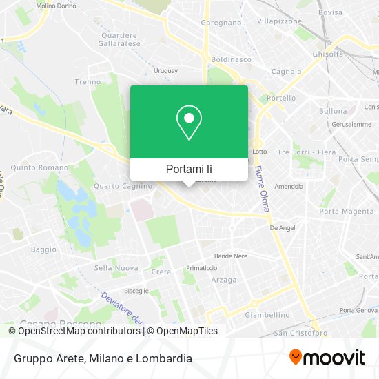Mappa Gruppo Arete