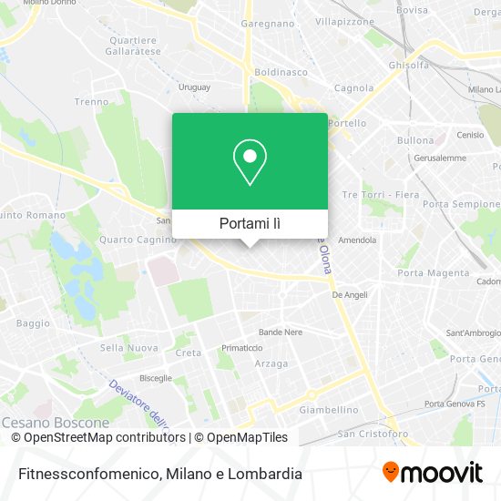 Mappa Fitnessconfomenico