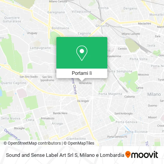 Mappa Sound and Sense Label Art Srl S