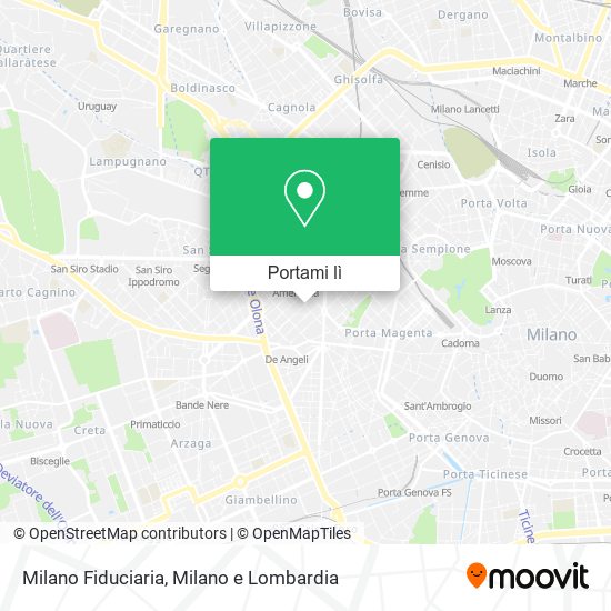 Mappa Milano Fiduciaria