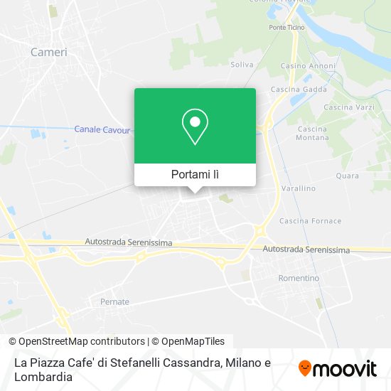 Mappa La Piazza Cafe' di Stefanelli Cassandra
