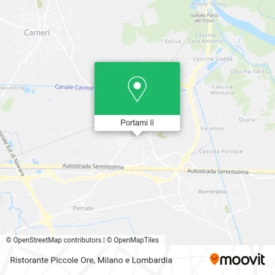 Mappa Ristorante Piccole Ore
