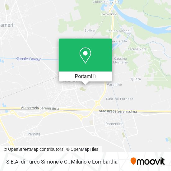 Mappa S.E.A. di Turco Simone e C.