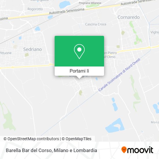 Mappa Barella Bar del Corso