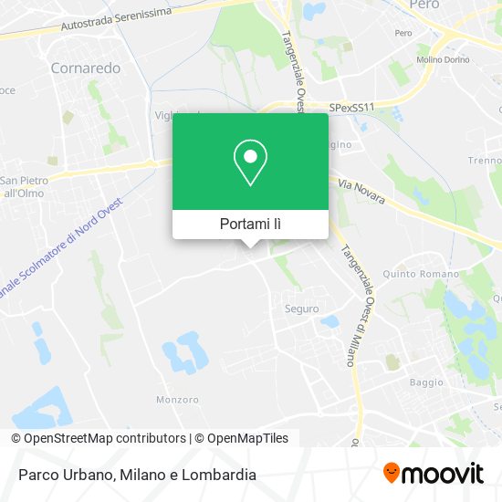 Mappa Parco Urbano