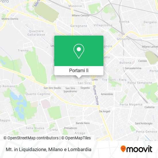 Mappa Mt. in Liquidazione