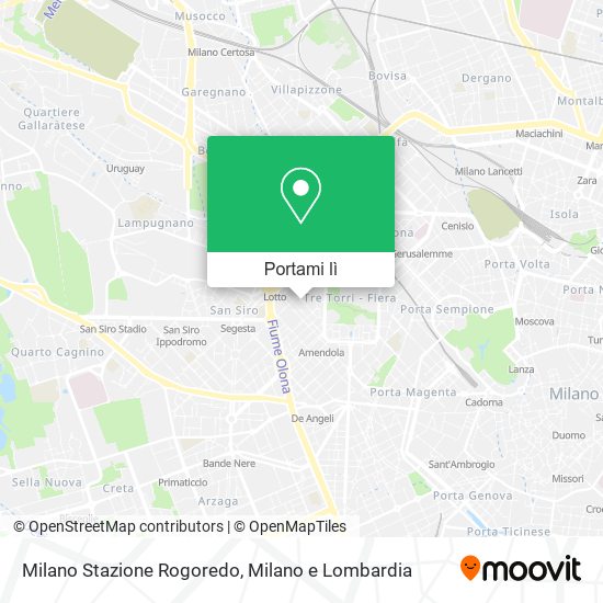 Mappa Milano Stazione Rogoredo