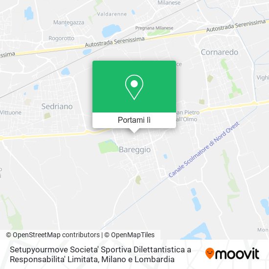 Mappa Setupyourmove Societa' Sportiva Dilettantistica a Responsabilita' Limitata