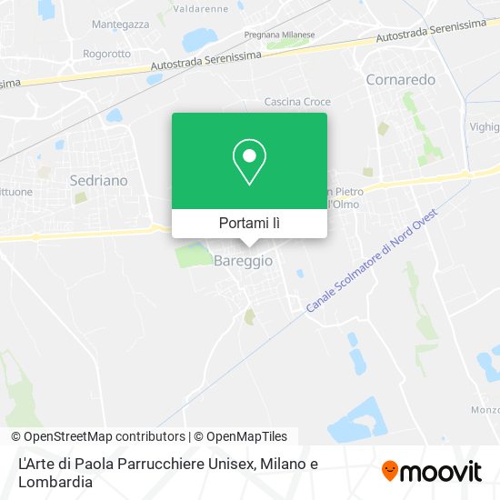 Mappa L'Arte di Paola Parrucchiere Unisex